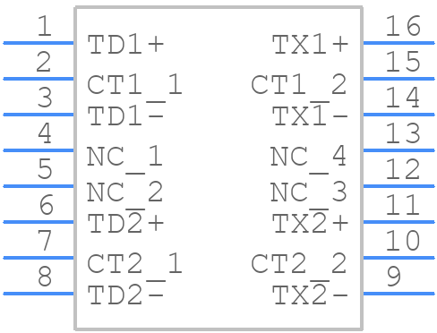 SM13126PEL - Bourns - PCB symbol