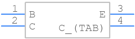 2SB1203S-TL-E - onsemi - PCB symbol