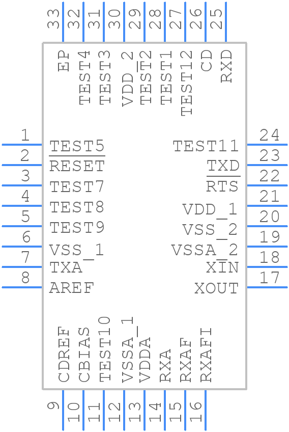 A5191HRTNG-XTD - onsemi - PCB symbol
