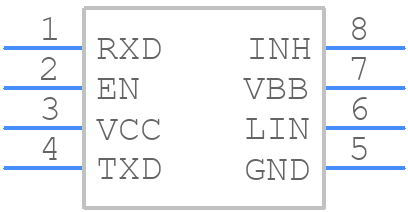 AMIS30600LINI1RG - onsemi - PCB symbol