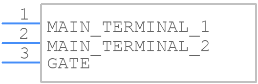 BTA08-600BW3G - onsemi - PCB symbol