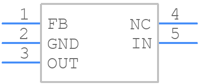 CAT102TDI-GT3 - onsemi - PCB symbol