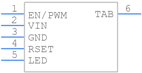 CAT4101TV-T75 - onsemi - PCB symbol