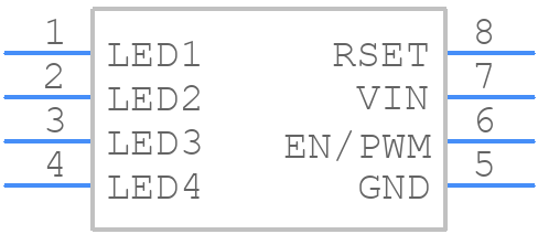 CAT4104V-GT3 - onsemi - PCB symbol
