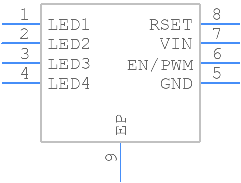 CAT4104VP2-GT3 - onsemi - PCB symbol