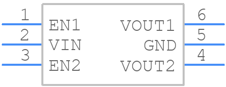CAT6221-SFTD-GT3 - onsemi - PCB symbol