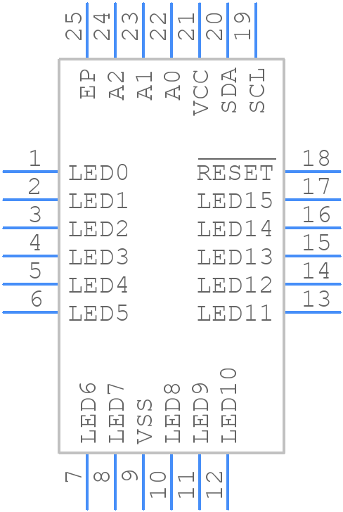 CAT9532HV6I-GT2 - onsemi - PCB symbol