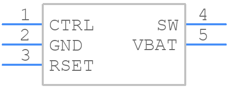 CAV4201TD-GT3 - onsemi - PCB symbol