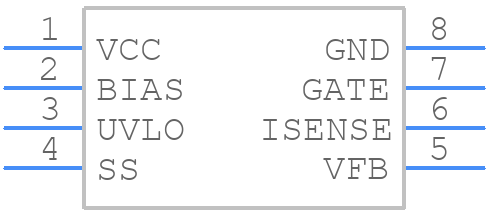 CS5124XD8G - onsemi - PCB symbol