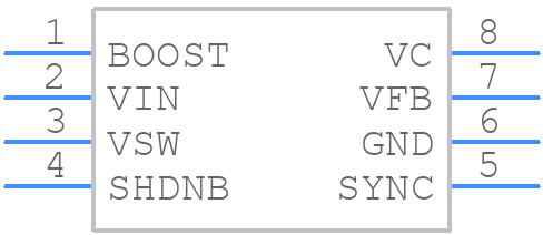 CS51413GD8G - onsemi - PCB symbol