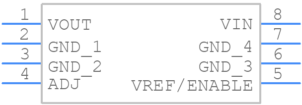 CS8182YDFR8G - onsemi - PCB symbol