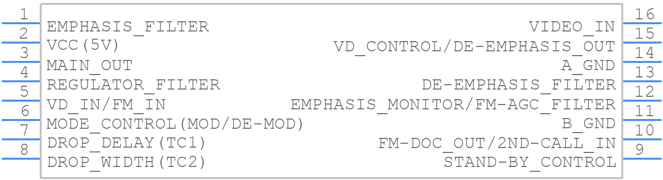 LA72910V-TLM-H - onsemi - PCB symbol