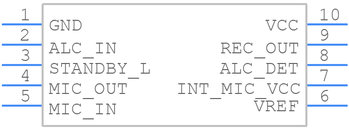LA74309FA-BH - onsemi - PCB symbol