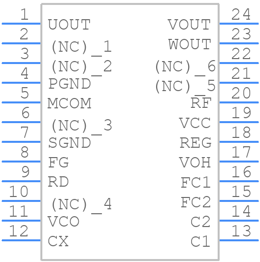 LB11685AV-TLM-H - onsemi - PCB symbol