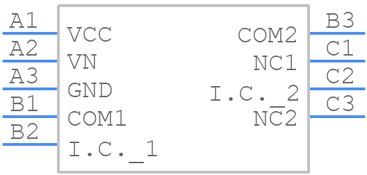 MAX20331EWL+ - Analog Devices - PCB symbol