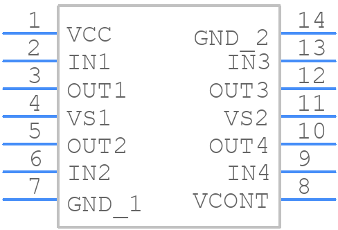 LB1836M-TLM-E - onsemi - PCB symbol