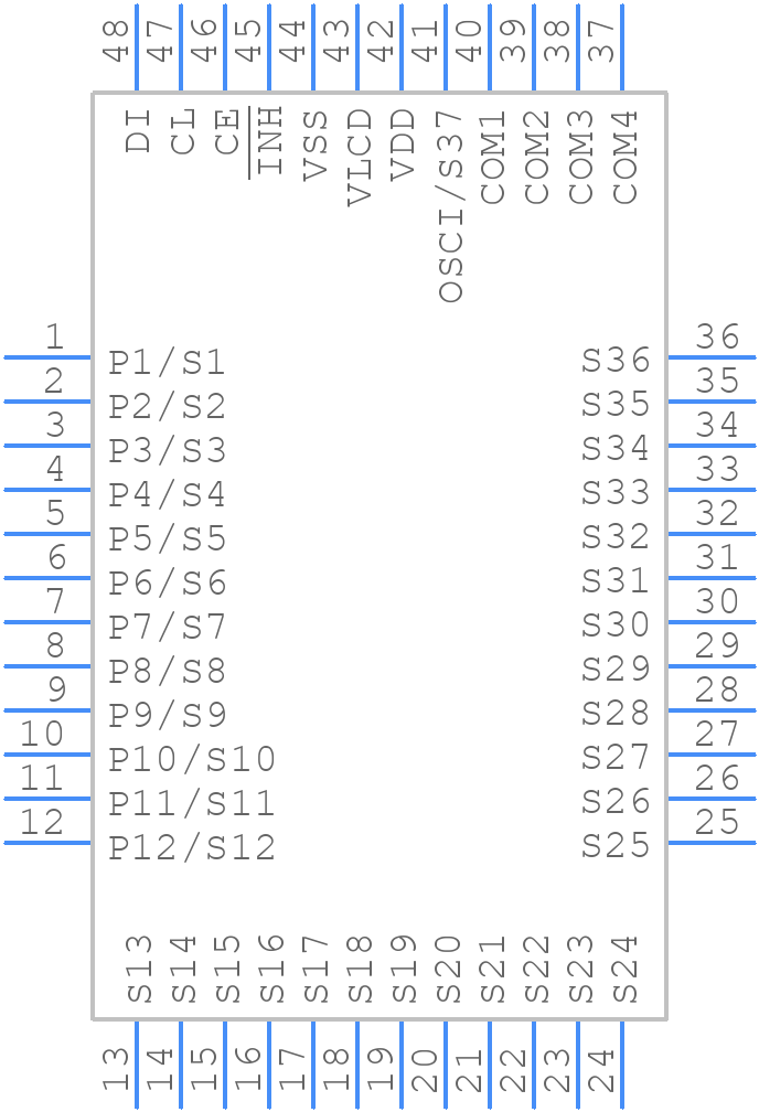 LC75890W-NH - onsemi - PCB symbol