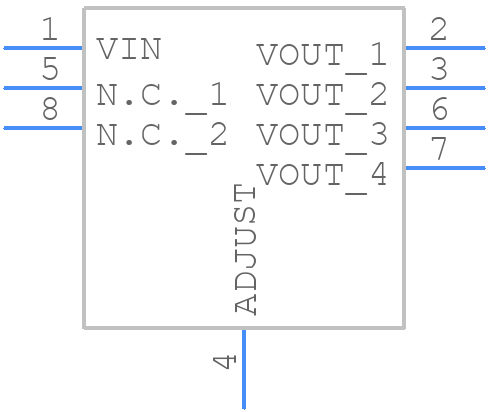 LM317LBDG - onsemi - PCB symbol