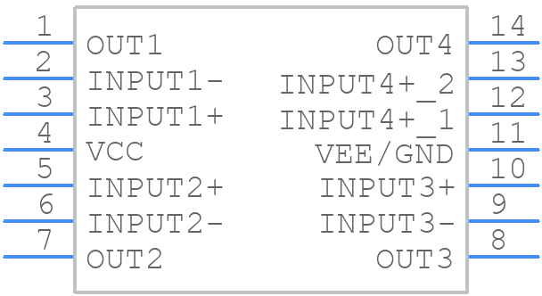 LM324N - onsemi - PCB symbol