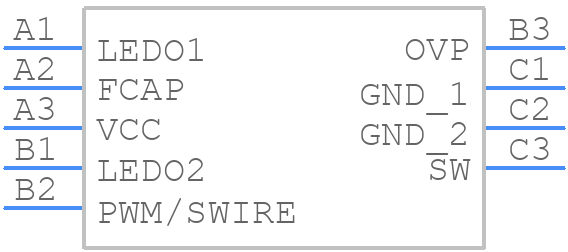 LV52206XA-MH - onsemi - PCB symbol