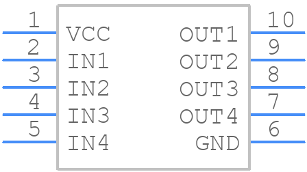 LV8548MC-AH - onsemi - PCB symbol