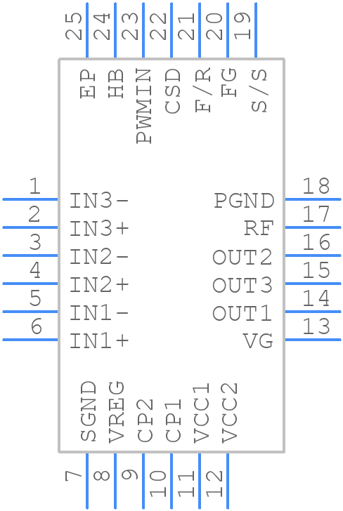 LV8829LFQA-NH - onsemi - PCB symbol