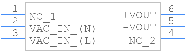 RAC04-12SK/277 - RECOM Power - PCB symbol