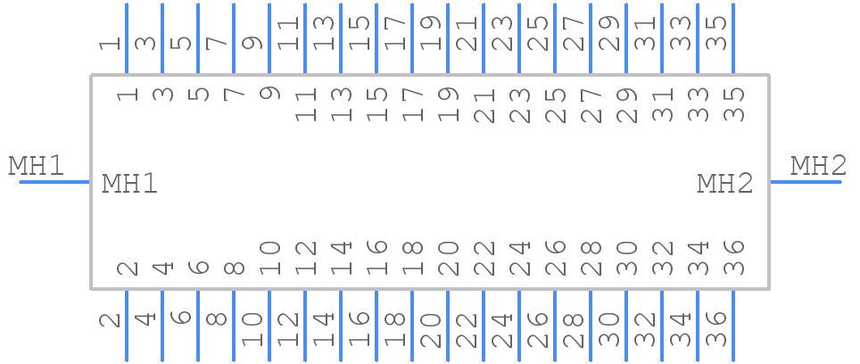 346-036-520-202 - EDAC - PCB symbol