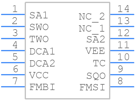 XR8038ACP-F - MaxLinear, Inc. - PCB symbol