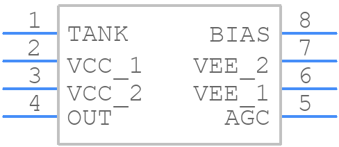 MC100EL1648DG - onsemi - PCB symbol