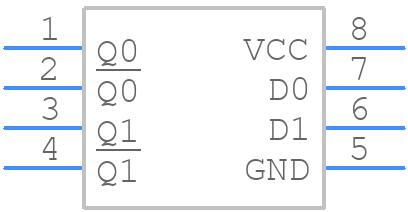 MC100ELT22DTG - onsemi - PCB symbol