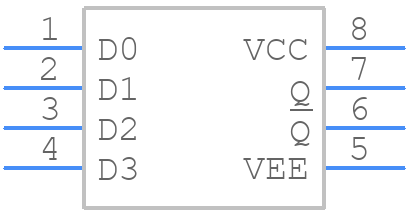 MC100EP01DG - onsemi - PCB symbol