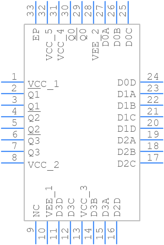 MC100EP101MNG - onsemi - PCB symbol