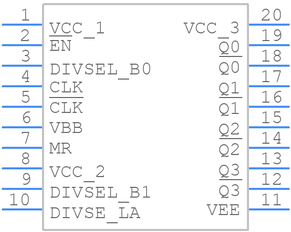 MC100EP139DTG - onsemi - PCB symbol