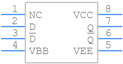 MC100EP16DG - onsemi - PCB symbol