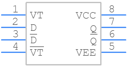 MC100EP16TDTG - onsemi - PCB symbol