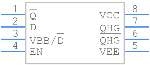 MC100EP16VCDTG - onsemi - PCB symbol