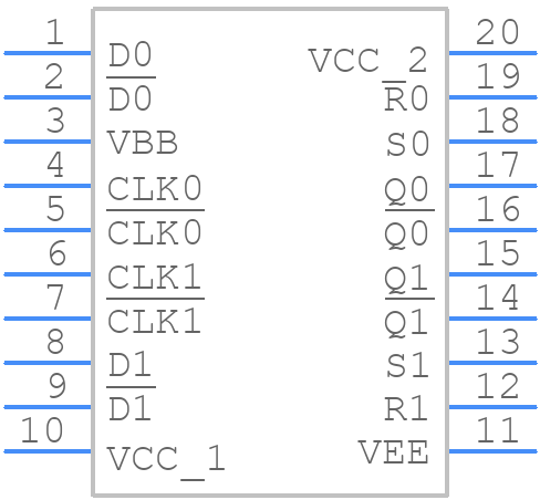 MC100EP29DTG - onsemi - PCB symbol