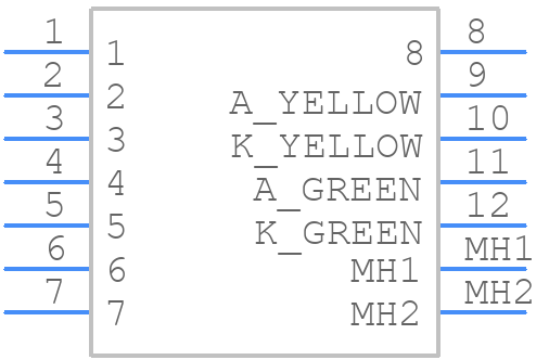 HFJ11-CMRP1E-L21RL - Halo Electronics - PCB symbol