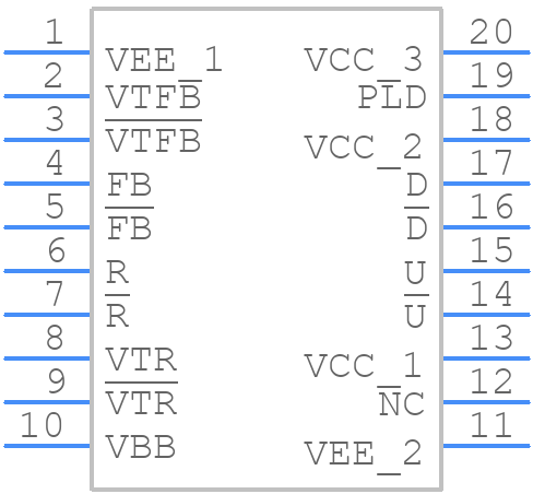 MC100EP40DTG - onsemi - PCB symbol
