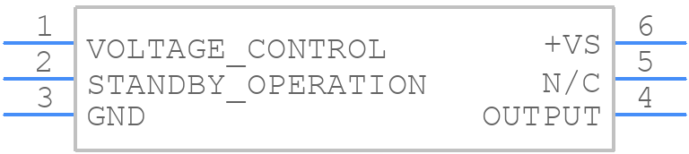 LFVCXO067483Bulk - IQD - PCB symbol