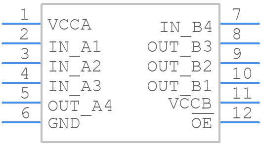 NLSV4T3144MUTAG - onsemi - PCB symbol