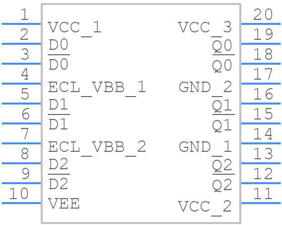 MC100LVEL90DWG - onsemi - PCB symbol