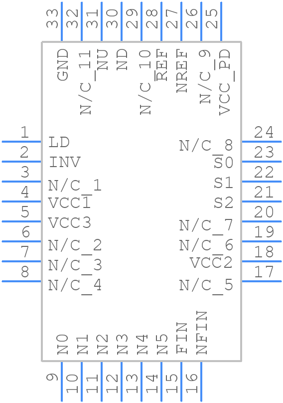 HMC699LP5ETR - Analog Devices - PCB symbol