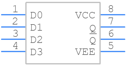 MC10EL01DG - onsemi - PCB symbol