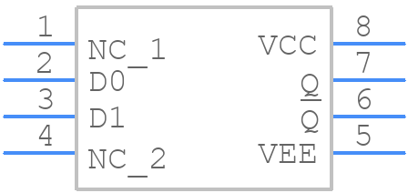 MC10EL04DG - onsemi - PCB symbol
