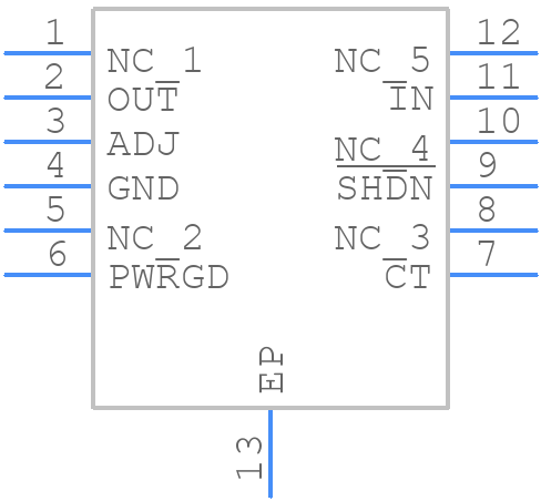 LT3011EMSE#PBF - Analog Devices - PCB symbol