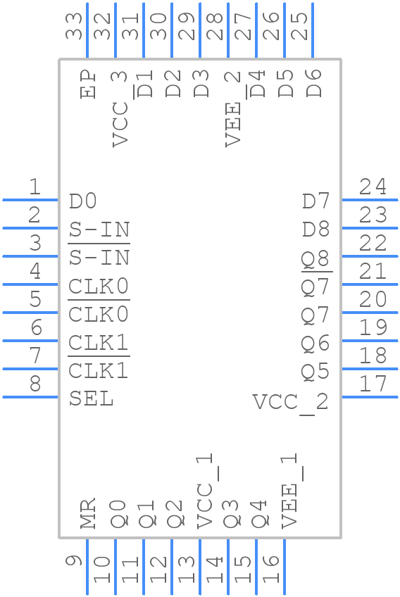 MC10EP142MNG - onsemi - PCB symbol