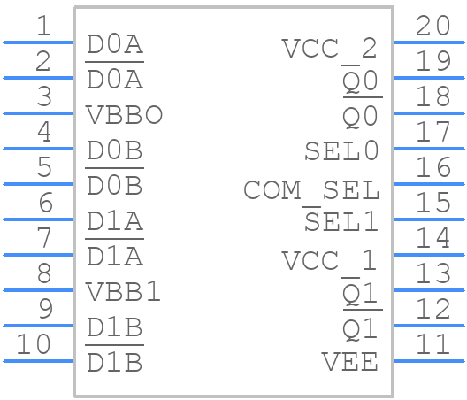 MC10EP56DTG - onsemi - PCB symbol