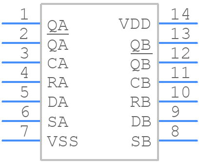 MC14013BDR2G - onsemi - PCB symbol